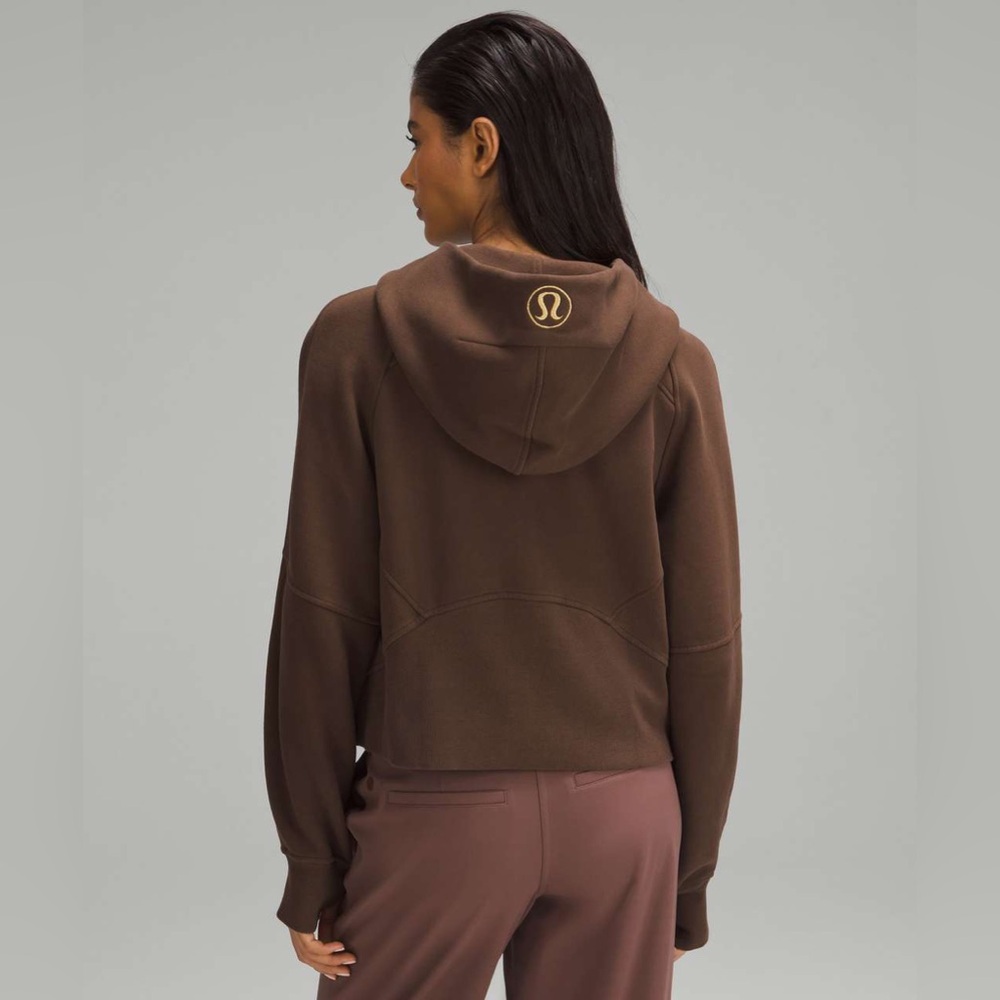 LULULEMON full zip scuba brown